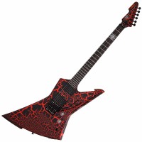 Schecter BalSac E-1 FR Black Orange Crackle