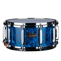 Pearl Masters Maple/Gum 14" x 6.5" Blue Abalone