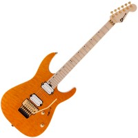 Charvel Pro-Mod DK24 HH FR M Mahogany w/ Quilt Maple Dark Amber