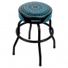 Ortega 24" Barstool Blue Kaleidoscope Photo Ortega 24" Barstool Blue Kaleidoscope