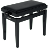 QuikLok PB100BKL Banquette Piano Noir Brillant Assise Simili Cuir Photo QuikLok PB100BKL Banquette Piano Noir Brillant Assise Simili Cuir