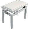 QuikLok PB100WHS Banquette Piano Blanc Mat Assise Simili cuir Photo QuikLok PB100WHS Banquette Piano Blanc Mat Assise Simili cuir