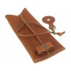 Photo Tackle Instrument Porte baguettes en cuir avec crochet Saddle Tan