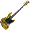 Photo Marcus Miller V7-4 New Gen Yellow Swirl