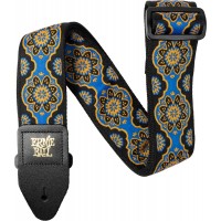 Ernie Ball 5634 Sangle guitare Jacquard Kaleidoscope Blue