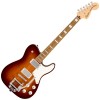 Squier Paranormal Troublemaker Telecaster Deluxe Bigsby Honey Sunburst Photo Squier Paranormal Troublemaker Telecaster Deluxe Bigsby Honey Sunburst