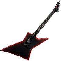Ltd EXL Black Metal Black Red Burst Satin