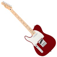 Photo FENDER STANDARD TELECASTER CANDY APPLE RED MAPLE GAUCHER