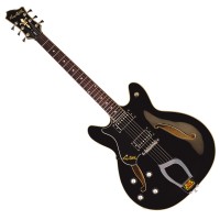 Photo HAGSTROM VIKING BLACK GLOSS GAUCHER