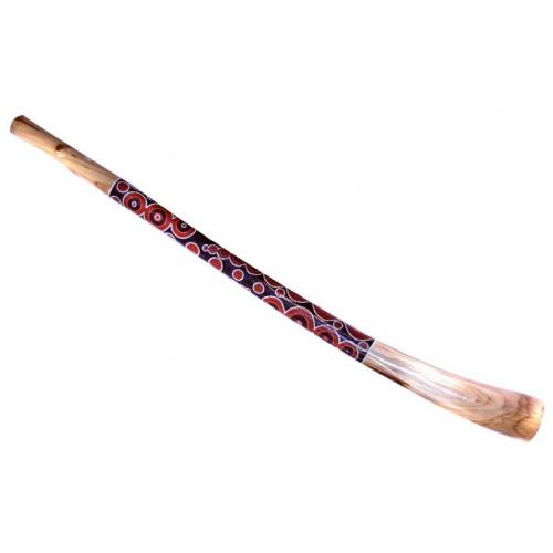 roots didgeridoo teck peint