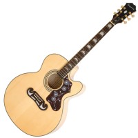 Photo EPIPHONE EJ-200CE NATURELLE GOLD